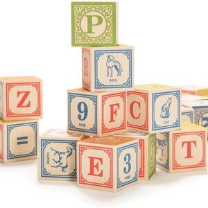 28 Uncle Goose Classic ABC Animal Number Blocks